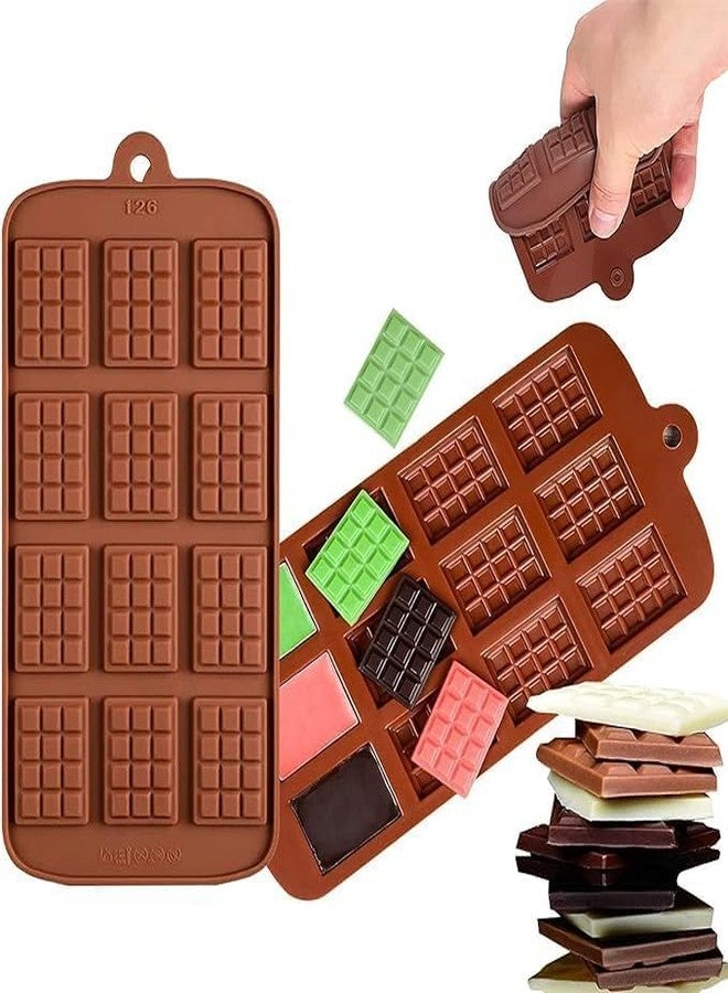 Clazkit قوالب سيليكون مرنة وقابلة لإعادة الاستخدام من كلازكيت، تتضمن حروفًا أبجدية، ووجوهًا مبتسمة، وشوكولاتة كادبوري، وقلوبًا صغيرة، وقوالب شوكولاتة، وقوالب شوكولاتة متعرجة، لصنع الشوكولاتة/الحلوى، والجيلي، وتزيين الكيك - عبوة من 6 قطع - Image 2