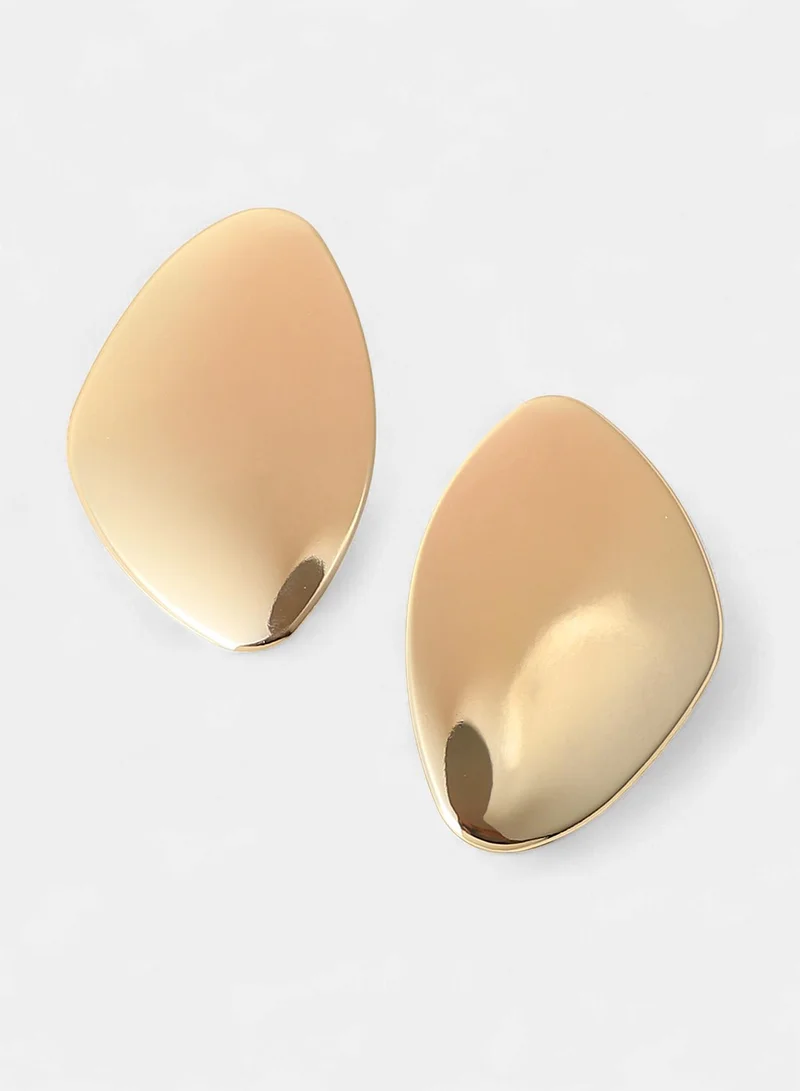 Sohi  Women's Abstarct-Plate Statement Contemporary Drop Earrings for Women | Best Price UAE