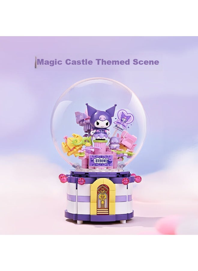 Keeppley Building Block Toy, okitty Children's Birthday Gift, Kuromi Sweet Heart Music Box K20839 - Image 2