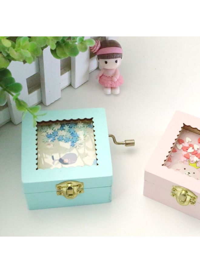 Colorful Wooden Music Box Cute Wooden Patch Music Box Student Creative Gift Birthday Gift Wholesale-Color:Paragraph D  - Image 3