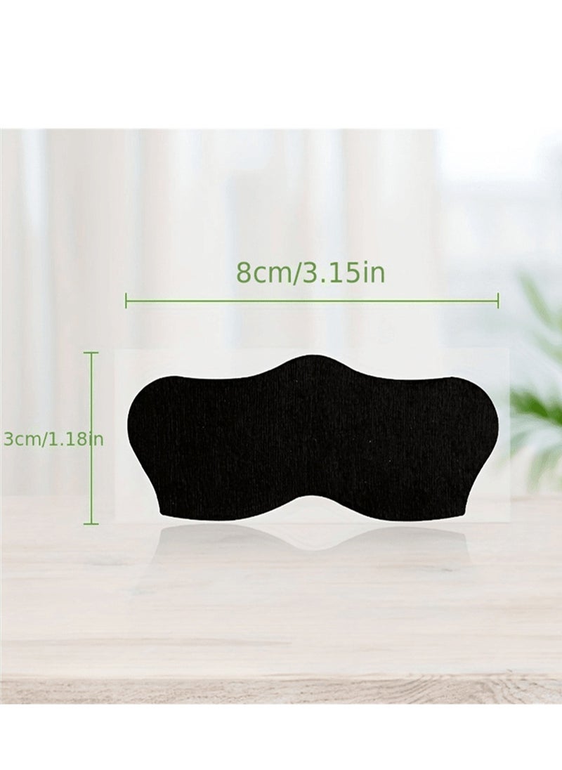 KHAJUL 50-Piece Blackhead Remover Nose Mask Pore Patch, Facial Blackhead Remover, Natural Charcoal Nose Patch for Pore Cleansing, Unisex, for Oily Blackhead and Acne Removal (Black)  - Image 2