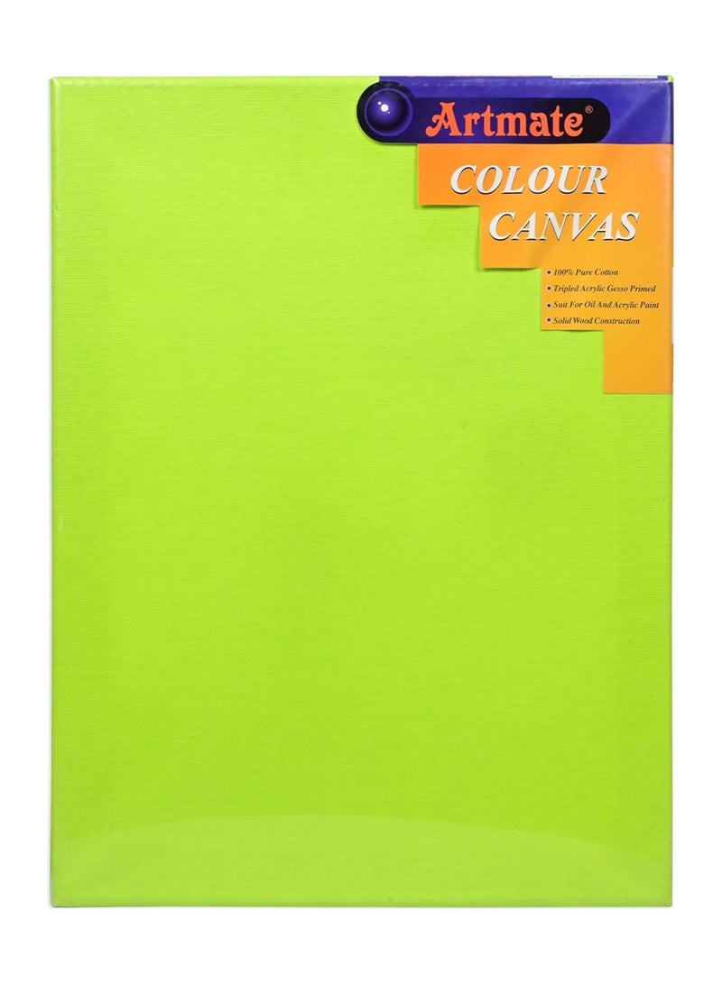 Artmate Artist Canvas, Green, 30x40cm - JIGN3040GR - Image 1