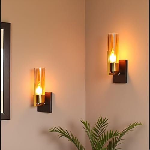 Lyse Decor Wall Lights for Living Room, Wall Lamps for Bedroom, Cafe, Home Decoration, Bedside/Mirror/LED Side lamp (Up & Down Lighting) - Image 2