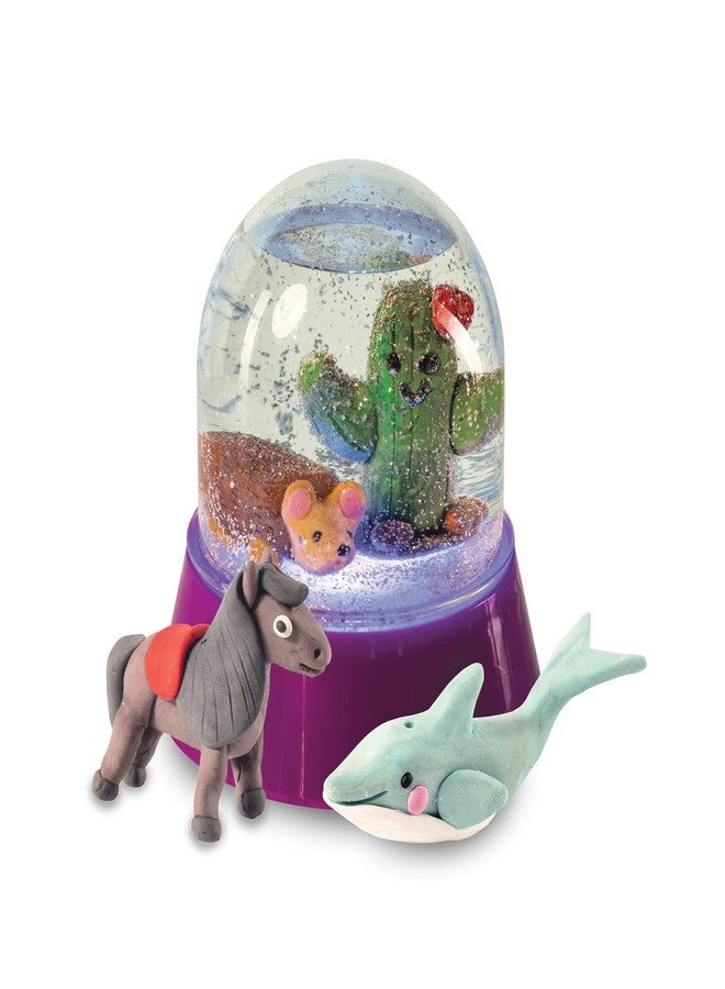MindWare Make Your Own Light Up Snow Globes - DIY 39-Piece Craft Activity for Kids & Teens - Make Your Own Snow Globe that Lights Up - Complete Craft Makes a Great Handmade Gift for Moms - Ages 8 & Up - Image 2