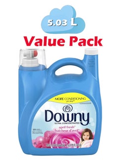 Downy Ultra Concentrated Fabric Softener And Conditioner  With April Fresh sent for Sensitive Skin 251 Loads 5.03L  - Image 1