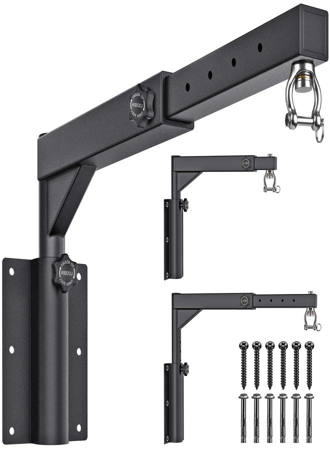 Dolibest Punch Bag Wall Bracket, Heavy Duty Boxing Bag Stand Frame Folding Speed Bag Hanger 360 Swivel Hook Bearing with Adjustable 44-64cm Length & 33-45cm Height for Boxing Exercise,up to 250-500lbs - Image 1