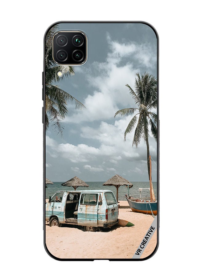 VR CREATIVE Protective Case Cover For Huawei Nova 7i/P40 Lite Moody Summer Day Design Multicolour - Image 1