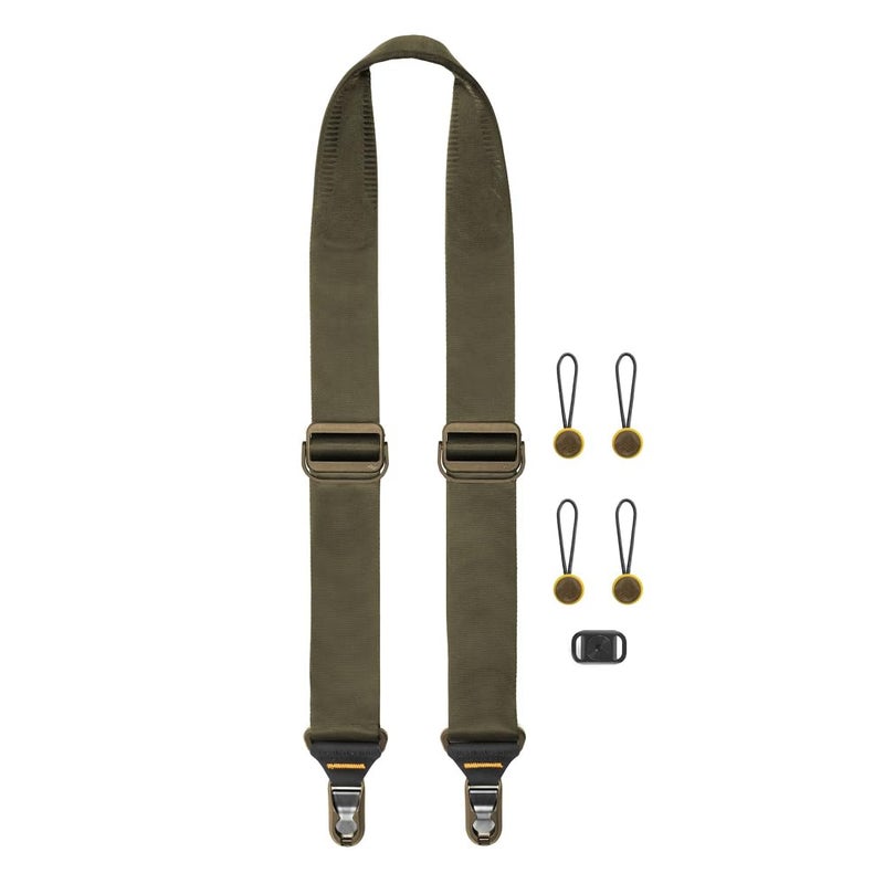 Peak Design Slide Camera Strap Kelp Configurable as a Sling Neck or Shoulder Strap Quick Release and Connection Smooth and Grippy Side Camera Straps for Photographers 200 lb Capacity - Image 2