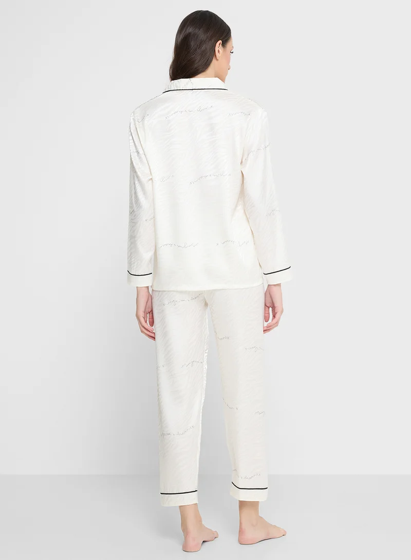 ايلا Animal Print Pyjama Set