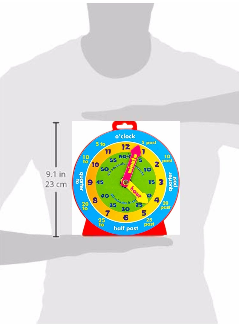 كرافت ماجيك ساعة التعلم، نموذج ساعة التدريس والعرض التوضيحي، مصادر التعلم المبكر للأطفال، لعبة الساعة للأطفال الصغار - ساعة مغناطيسية للأطفال - Image 2