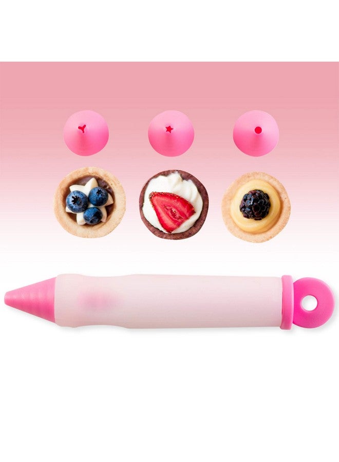 NICE KITCHEN Cake Pop Maker Kit with 2 Silicone Mold Sets with 3 Tier Cake Stand, Chocolate Candy Melts Pot, Silicone Cupcake Molds, Paper Lollipop Sticks, Decorating Pen with 4 Piping Tips, Bag and Twist Ties - Image 4