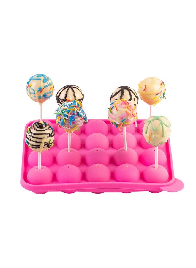 NICE KITCHEN Cake Pop Maker Kit with 2 Silicone Mold Sets with 3 Tier Cake Stand, Chocolate Candy Melts Pot, Silicone Cupcake Molds, Paper Lollipop Sticks, Decorating Pen with 4 Piping Tips, Bag and Twist Ties - Image 5