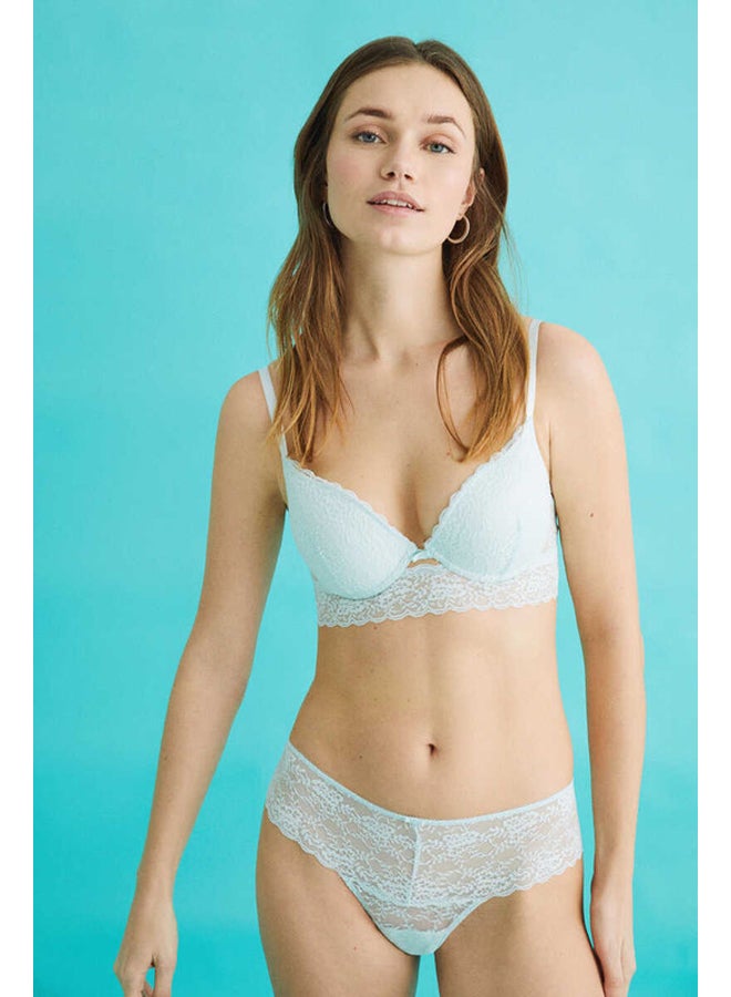 women'secret Wide lace Brazilian briefs  - Image 1