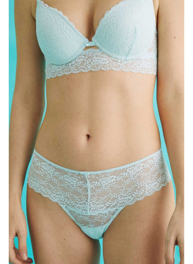 women'secret Wide lace Brazilian briefs  - Image 2