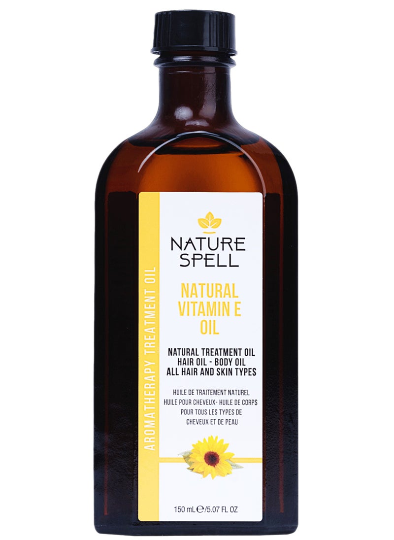 Nature Spell Vitamin E Hair and Body Oil 150ml  - Image 1
