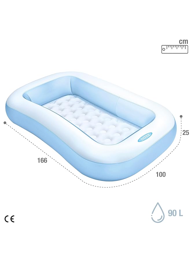 INTEX Inflatable Pool 166 X 100 X 25 Cm [57403] Multi Color - Image 4