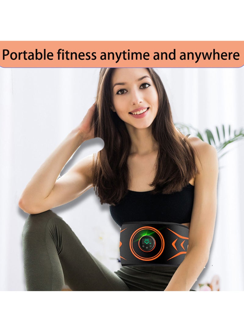 Generic Electric Massaging Slimming Belt Abdominal Toning Belt Trainer Abs Fitness Workout Equipment for Abdomen  - Image 3