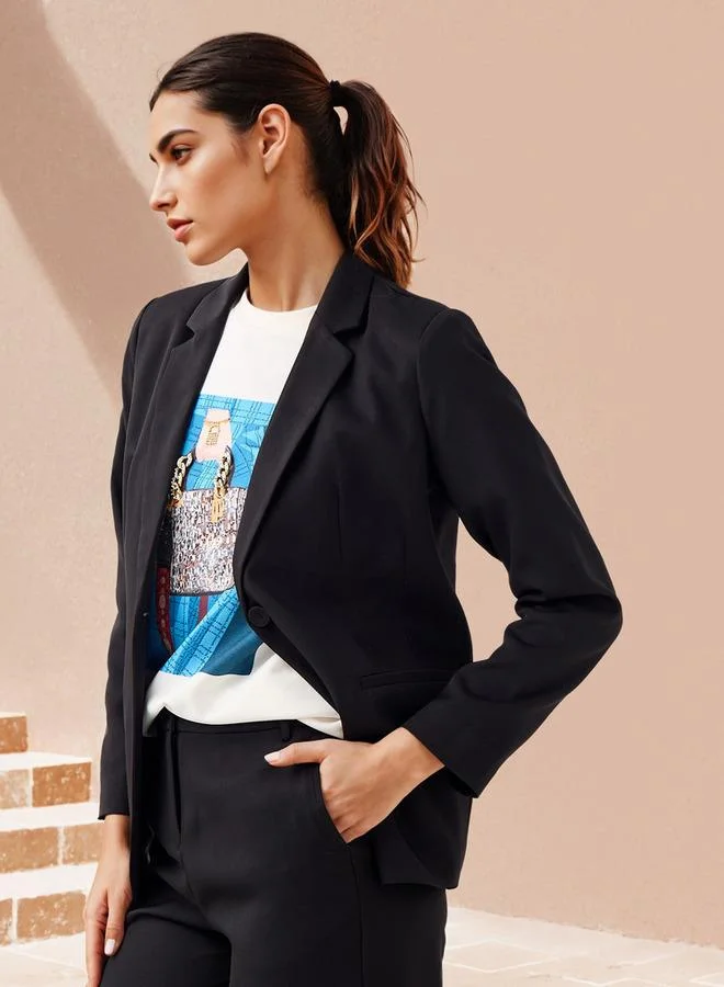 Splash FAV Notch Lapel Blazer