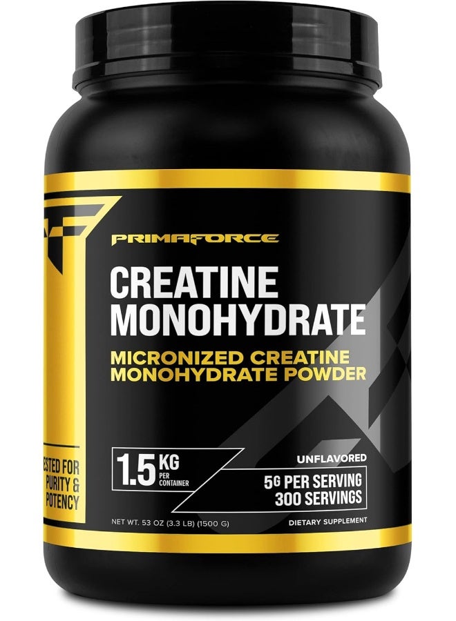 Primaforce Creatine Monohydrate Supplement – 1.5 KG - Micronized Powder - Image 1