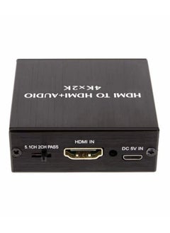 Generic HDMI Audio Extractor HDMI to Optical TOSLINK SPDIF with 3.5mm Stereo Audio Splitter Converter Supports Dolby Digital/DTS 5.1CH, 3 EDID Modes (Pass/2CH/5.1CH) for HDTV Soundbar Home Theater  - Image 2
