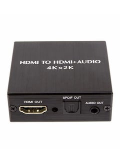 Generic HDMI Audio Extractor HDMI to Optical TOSLINK SPDIF with 3.5mm Stereo Audio Splitter Converter Supports Dolby Digital/DTS 5.1CH, 3 EDID Modes (Pass/2CH/5.1CH) for HDTV Soundbar Home Theater  - Image 4