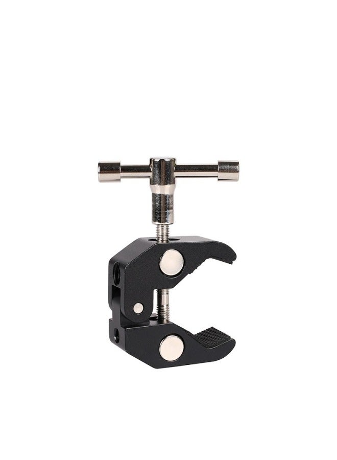 Neutral Metal Powerful Clip C Clip Photography Stable Q Clip Slr Camera Mobile Phone Bracket Desktop Bedside Crab Clip - Image 1