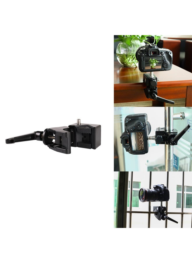 Neutral Metal Powerful Clip C Clip Photography Stable Q Clip Slr Camera Mobile Phone Bracket Desktop Bedside Crab Clip - Image 5