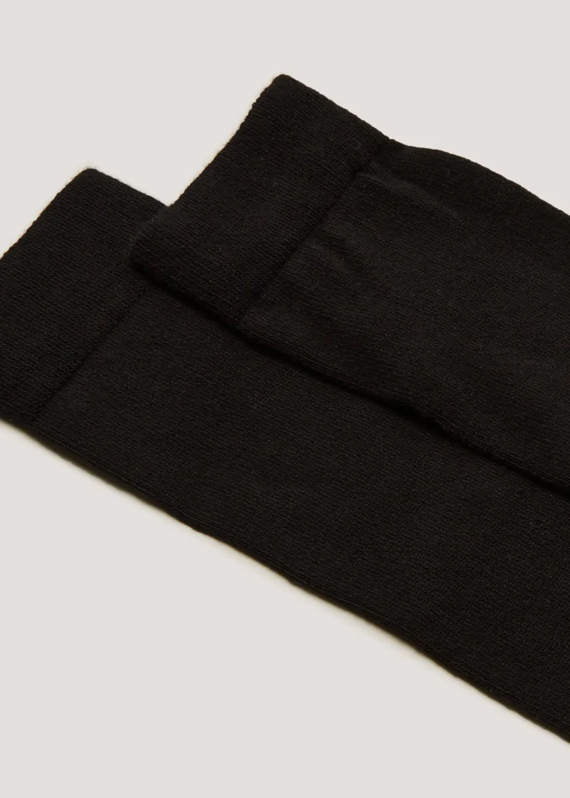 Matalan 2 Pack Black Knee Socks