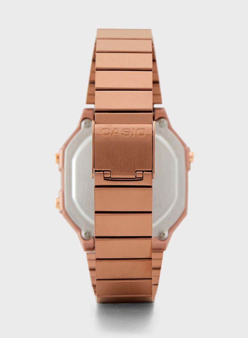 CASIO Classic Steel Strap Digital Watch - Image 3