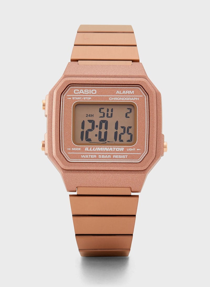 CASIO Classic Steel Strap Digital Watch - Image 1