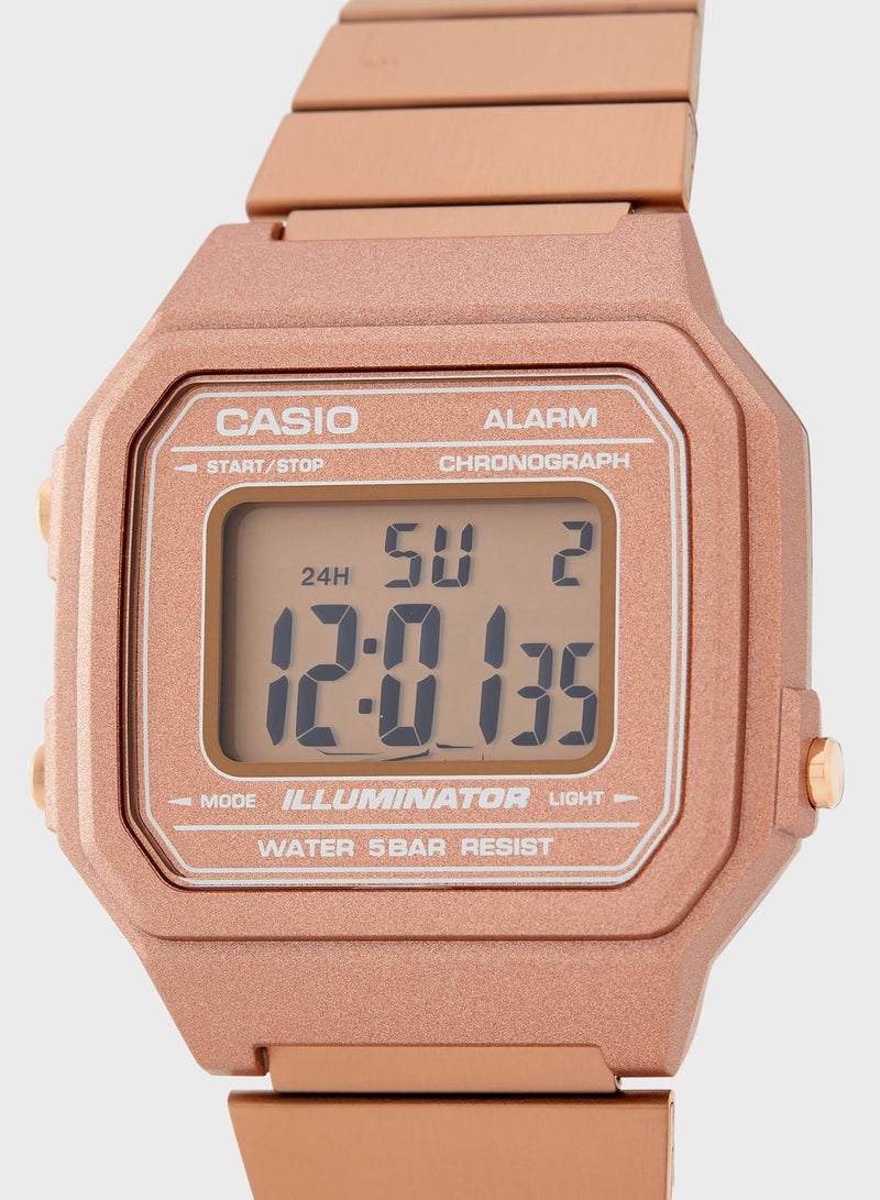 CASIO Classic Steel Strap Digital Watch - Image 2