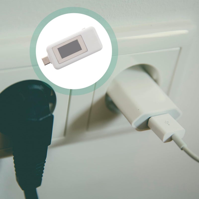 عداد اختبار الطاقة USB Type C مع شاشة عرض وكشف بروتوكول الشحن السريع - Image 4