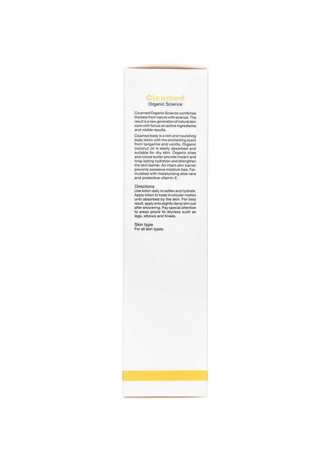 Cicamed Organic Science Hydrating Body Lotion Vanilla Tangerine,White,210 ML/ 7.1 FL. OZ. - Image 5