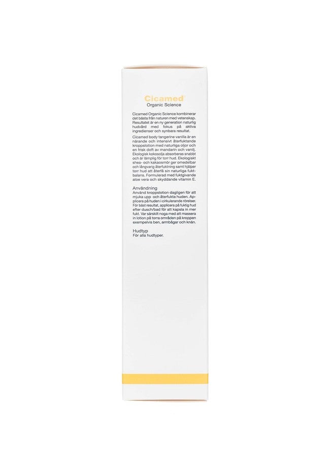 Cicamed Organic Science Hydrating Body Lotion Vanilla Tangerine,White,210 ML/ 7.1 FL. OZ. - Image 3