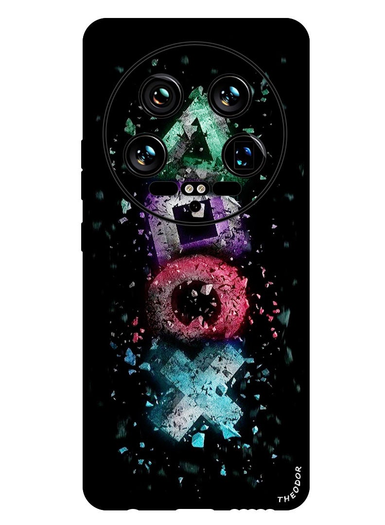 Theodor Protective Case Anti Scratch Shock Proof Bumper Cover For Xiaomi 14 Ultra PS symbols - Image 1