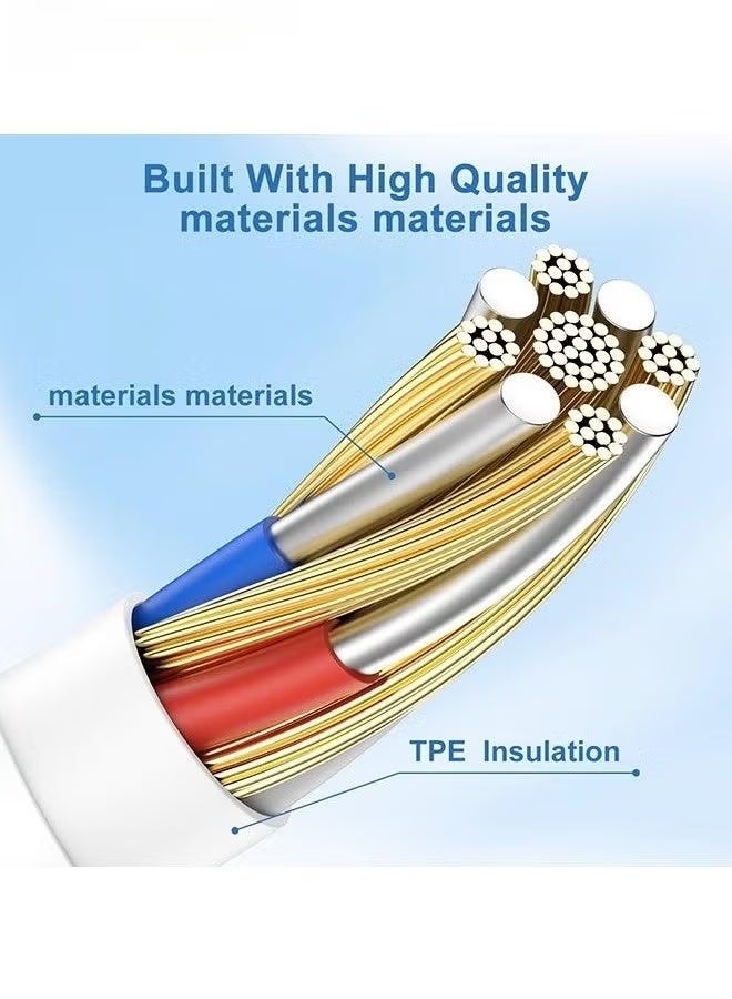iPhone Charging Cable 1M, iPhone Charger Lead, USB A to Type C Cable 3ft iPhone Fast Charger Wire for Apple iPhone 15/iPhone16/iPhone 17，iPhone Fast Charging Cord USB A to Type C Cable for iPhone 17 Pro max/17 Pro/17 Air/17/iPhone 16 Pro max/16 Pro/16 plus/16/iPhone 15 Pro max/15 Pro/15 plus/15 1M - Image 3