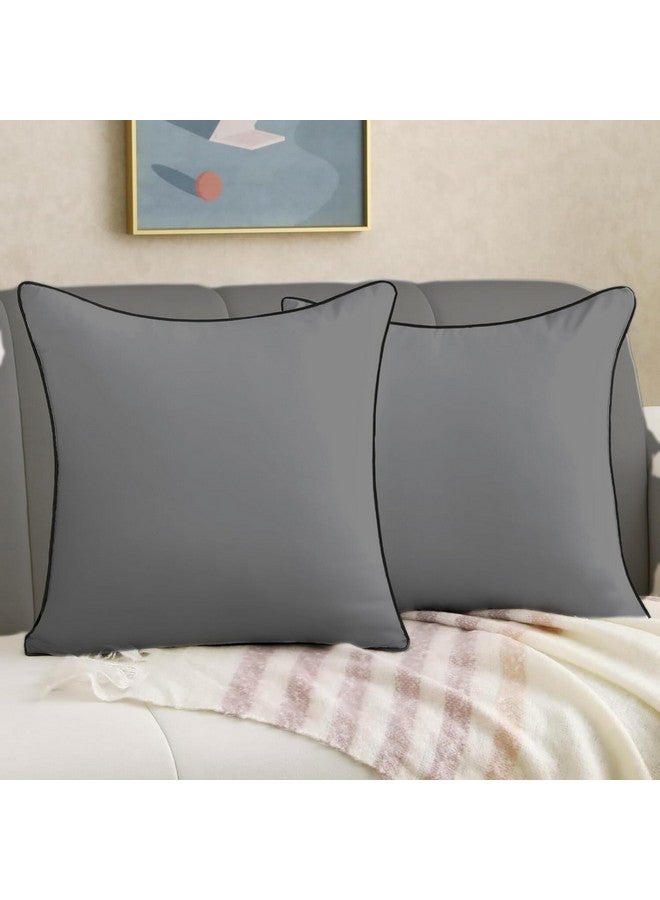 KAM'S LIEU KAM'S LIEU Soft Micro Fiber Cushions Premium 100% Hollow Virgin Fiber Cushion for Sofa Color- (16X16 INCH (Set of 5)) - Image 2