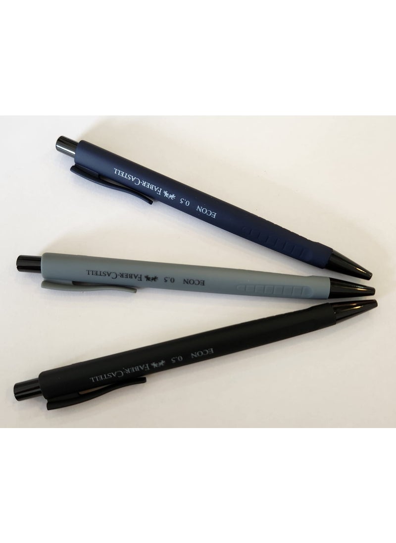 FABER-CASTELL - Faber Castell Econ Versatile 0.5 3-Pack New Urban Colors - Image 1