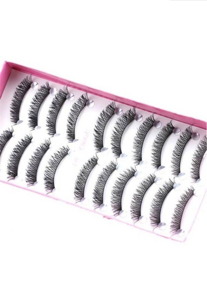 10 Pair Cross Eye Lashes Extension - Image 1