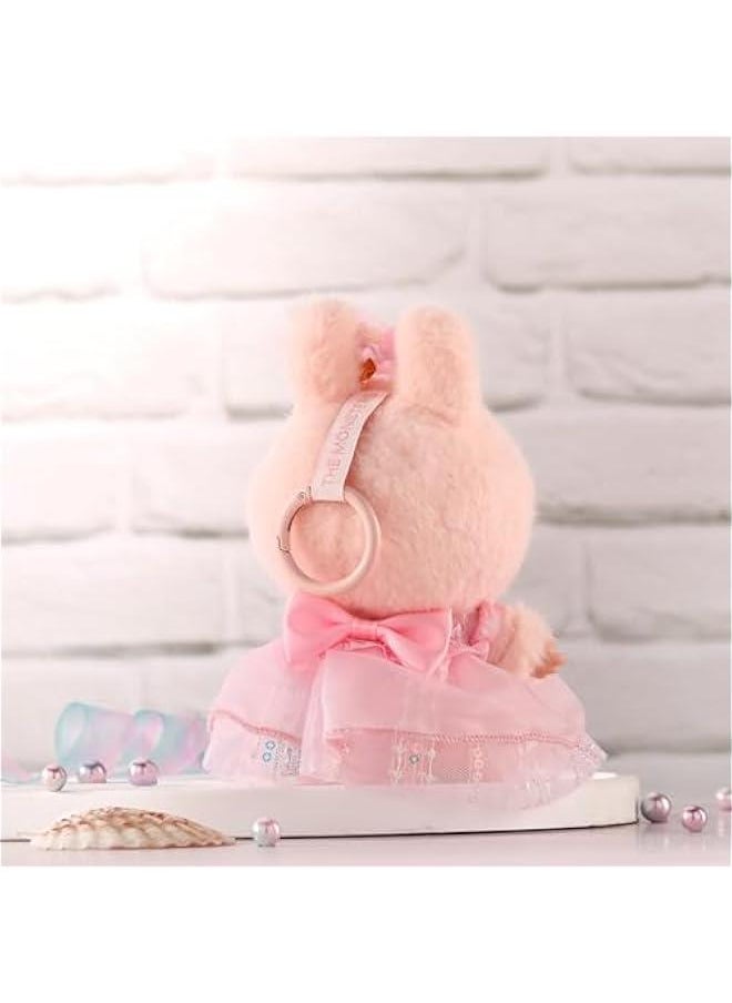 Arabest Designed for Labubu Clothes, Adorable Chic Dress Set for 17cm Labubu Dolls, Doll Clothes for Labubu Accessories (NO Doll) (Pink Gauze Skirt + Hairband)  - Image 5