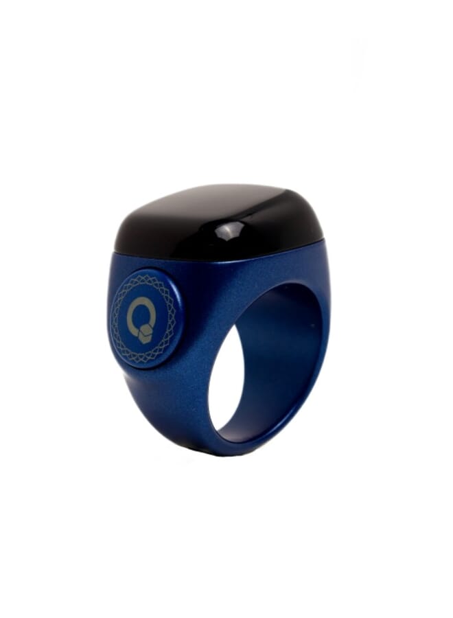 iQIBLA Smart Tasbih Ring Blue  - Image 2