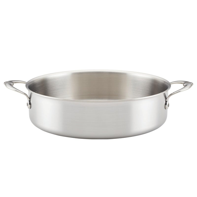 Thomas Keller Insignia by Hestan Stainless Steel 6 Quart Rondeau Induction Cooktop Compatible