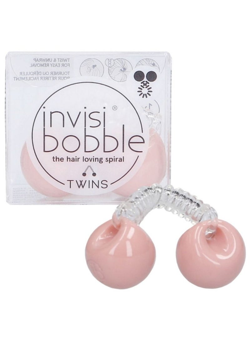 INVISIBOBBLE Twins The Hair Loving Spiral - Prima Ballerina