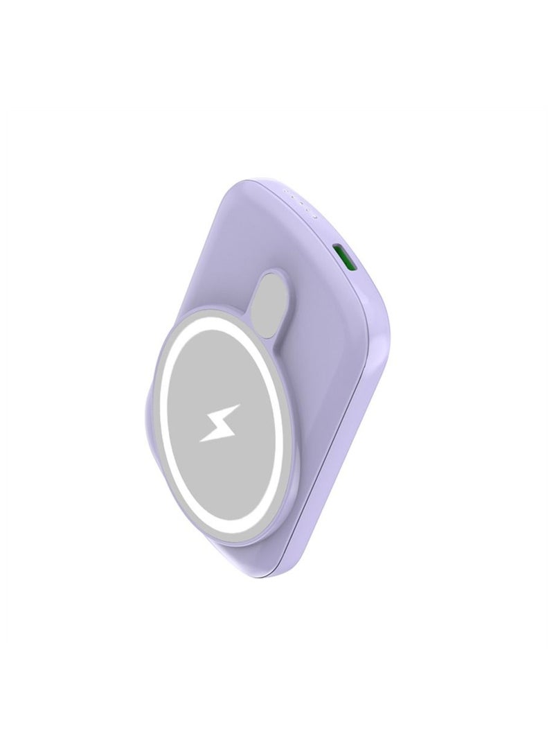 راكسوم شاحن باور بانك محمول مغناطيسي سريع 10000 مللي أمبير في الساعة لسلسلة iPhone 12/13/14/15. - Image 4