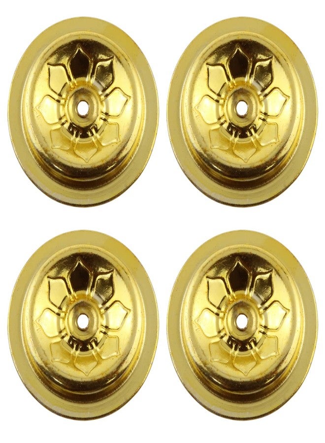 LUORNG 4pcs Metal Floating Candle Holders - Disc Holders, Lamp Stand, Wick Seat Accessories - Image 1