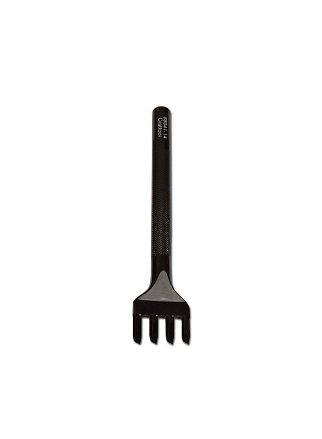 Craftool Pro Line Lacing Chisel 4 Prong Angle 1/8" (0.31cm) 88041-14