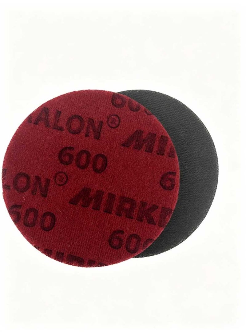 Mirka 4 Inch 97mm Foam Sanding Discs Sponge Hook and Loop Auto Glass Polish 5 pcs - Image 1