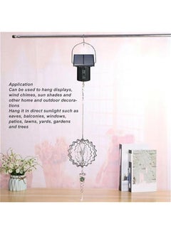 Generic Solar Wind Spinner Motor, Small Hanging Solar Rotating Motor, Energy Operated Turner Hanging Display Solar Rotating Motor for Art Ornament Wind Chimes  - Image 2