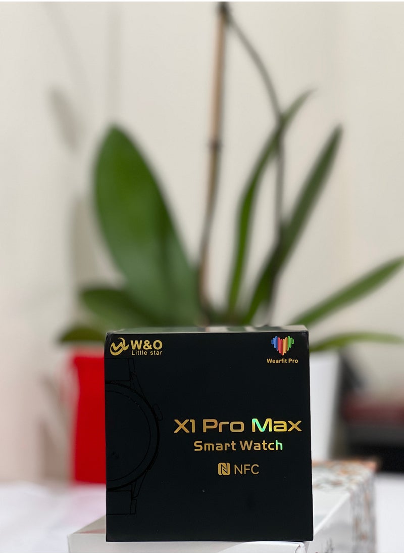 W&O - W&O X1Pro Max AMOLED Display Smart Watch  Compatible with Android and iPhone - Image 1