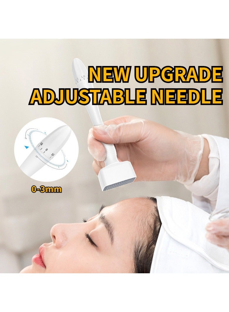 0-3mm Adjustable Microneedling, Professional Microneedle Pen For Women and Men,Skin Care Tools for Face Body, Hair Beard Growth - Image 2